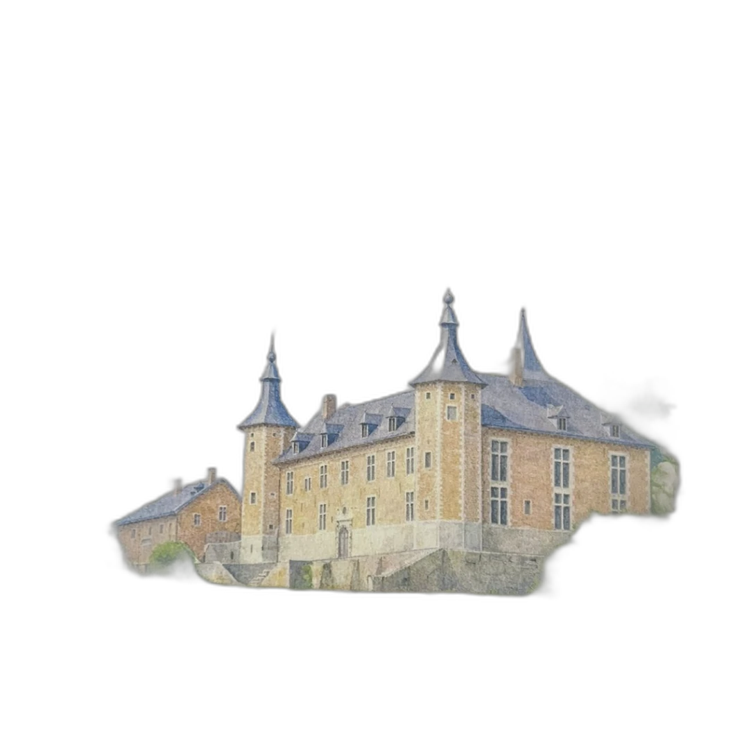 Vue du Château de Rixensart